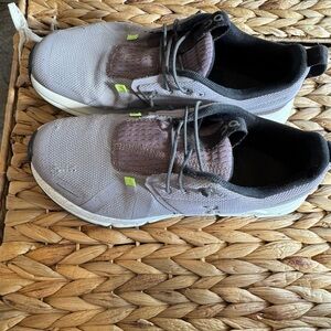 On Running Gray and Black Sneakers